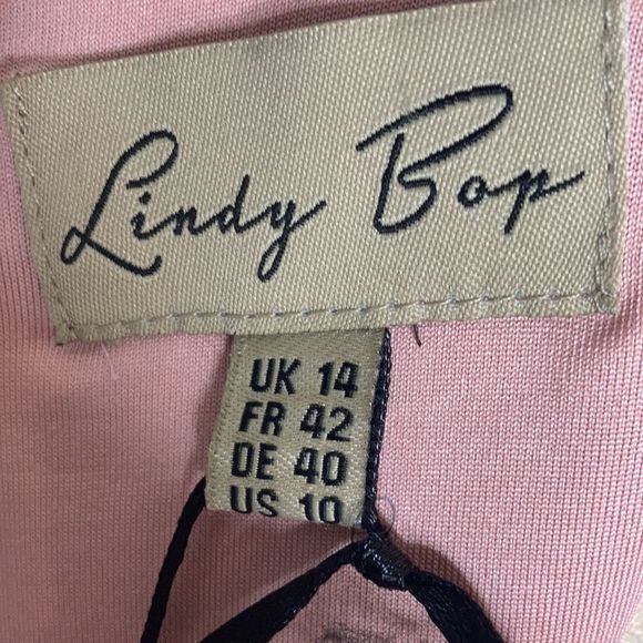 Lindy Bop Women's 10 Plum/Purple “Bethany" Dress Short Sleeve New - Picture 8 of 10